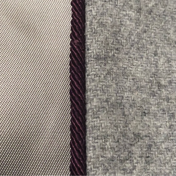 Diane Von Furstenberg Vintage Gray Wool Blend Blazer Size 10 - Picture 10 of 13